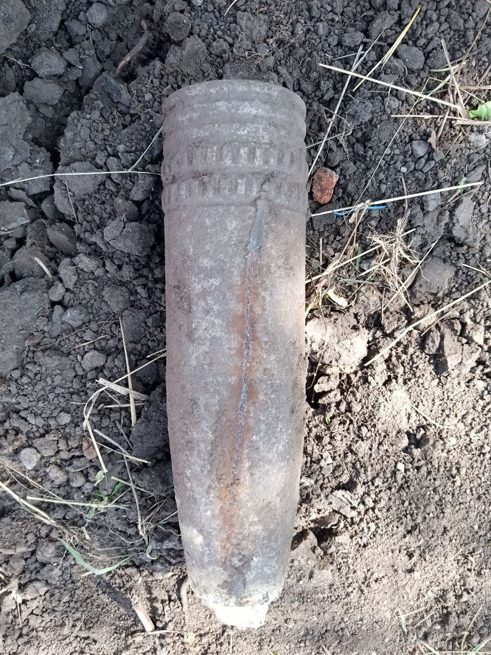 В районе хутора Постников Корочанского района обнаружен взрывоопасный предмет